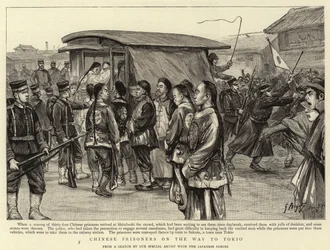 Chinese Prisoners on the Way to Tokyo